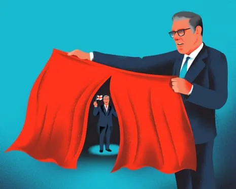 It has Come to This: Keir Starmer Now Serves as Merely the Opening Act for Nigel Farage